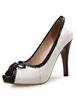 Chaussures à talons hauts de bouche de poisson Escarpins à talons hauts et plateforme blancs