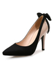 Chaussures à talons hauts escarpins à talon aigu bout pointu noir
