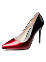 Chaussures à talons hauts escarpins à talon aigu en Synthétique dégradé mocassin