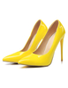 Chaussures à talons hauts escarpins à talon aigu en Synthétique unicolore mocassin