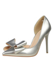 Chaussures à talons hauts escarpins à talon aigu Escarpins argent Bout pointu