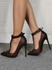 Chaussures à talons hauts escarpins à talon aigu hauts talons pointus T type cheville