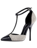 Chaussures Ballroom pour femme à talon haut 2021 Bout pointu T Type 1920s Chaussures vintage