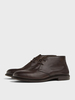 Chaussures Chaussures Homme Bottes de Travail Bottes Homme Cuir de Vachette Chic Café Marron