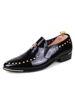 Chaussures chic homme en Synthétique unicolore avec rivet