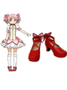 Chaussures cosplay comme Madoka Kaname de Puella Magi Madoka Magica Déguisements Halloween