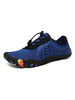 Chaussures deau basses plates en tissu élastique antidérapant semelle en caoutchouc illustration bleu profond chaussures décontractées