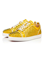 Chaussures décontractées pour homme Golden Patent PU Upper Round Toe Artwork Chaussures à enfiler