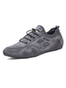 Chaussures décontractées pour hommes Chaussures gris foncé à bout rond Chaussures à enfiler pour hommes