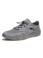Chaussures décontractées pour hommes Chaussures grises à bout rond Chaussures pour hommes