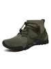Chaussures décontractées pour hommes Hunter Green Toe Round Toe Chaussures à lacets Chaussures pour hommes