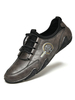 Chaussures décontractées pour hommes Marron profond à bout rond Slip-On Chaussures pour hommes Chaussures