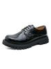Chaussures décontractées pour hommes Vert bout rond Ombre Strap Chaussures réglables Chaussures pour hommes