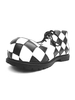Chaussures de clown de cirque Chaussures à carreaux