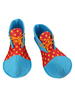 Chaussures de clown de cirque chaussures jumbo à pois colorés