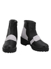 Chaussures de cosplay de Cosplay Horohoro Shaman King Horohoro Noir Pu en cuir Anime Cosplay Bottillons