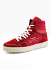 Chaussures de cowboy rouges pour hommes