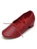 Chaussures de danse Ballet Round Toe Criss Cross Dancing Chaussures pour femmes