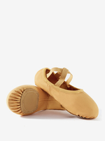 Chaussures de danse de ballet Chaussures de danse à bout rond marron