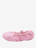 Chaussures de danse de ballet roses à bout rond pour enfants