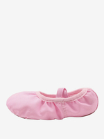 Chaussures de danse de ballet roses à bout rond pour enfants