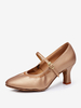 Chaussures De Danse De Salon À Bride Pour Femme À Talon Chiot