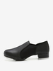 Chaussures De Danse Jazz Élastique Noires À Bout Rond
