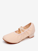 Chaussures de danse latine Chaussures de danse de salon roses à bout rond
