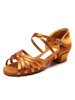 Chaussures de danse latine pour enfants Filles Sandales de danse de salon à talons hauts