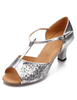 Chaussures de danse salsa et latines rouge