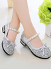 Chaussures de fille de fleur pailletes