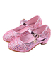 Chaussures de fille de fleur pailletes avec boucle Chaussures d\\