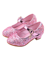 Chaussures de fille de fleur pailletes avec boucle Chaussures d\\