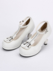 Chaussures de lolita à bout rond Déguisements Halloween