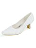 Chaussures de mariage blanc satin bleu royal bout carré talon épais chaussures de mariée