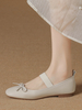 Chaussures de mariage Chaussures de demoiselle dhonneur en cuir PU avec nœuds à bout carré