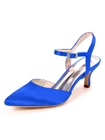 Chaussures de mariage chaussures de soirée satin bout pointu chaton talon chaussures de mariée