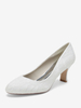 Chaussures de mariage Escarpins de mariée Dentelle Bout rond Brodé