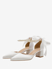 Chaussures de mariage Escarpins de mariée en satin à bout pointu