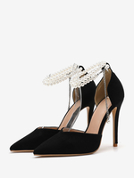 Chaussures de mariage Escarpins de mariée Satin Bout pointu