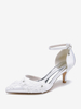 Chaussures de mariage Escarpins de mariée Satin Bout pointu