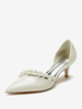 Chaussures De Mariage Escarpins De Mariée Vernis Bout Pointu Perles