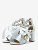 Chaussures de Mariage Femme à Talons Hauts avec Bout Ouvert Unicolore