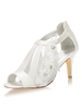 Chaussures de mariage peep toe sandales talon aiguille chaussures de mariée