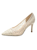 Chaussures de mariage pour femmes Paillettes Maille Bout pointu Talon aiguille Chaussures de mariée