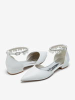 Chaussures de mariée Appartements de mariée en cuir PU Bout pointu