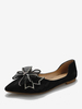 Chaussures de mariée en cuir PU à bout pointu