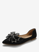 Chaussures de mariée en cuir PU à bout pointu