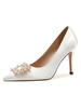 Chaussures de mariée escarpins mariage talon haut bout pointu