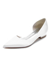 Chaussures de Mariée Femme à Plate avec Bout Pointu Unicolore
